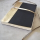 cahier cuir Amarante
