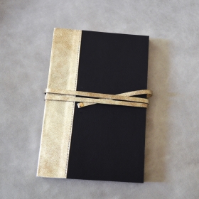 NOTE BOOK OR ET NOIR