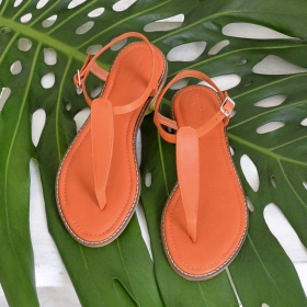 SANDALES LEE ORANGE