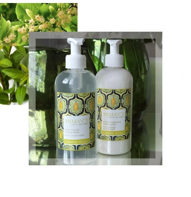 LOTION HYDRATANTE MAINS ET CORPS VERVEINE TILLEUL